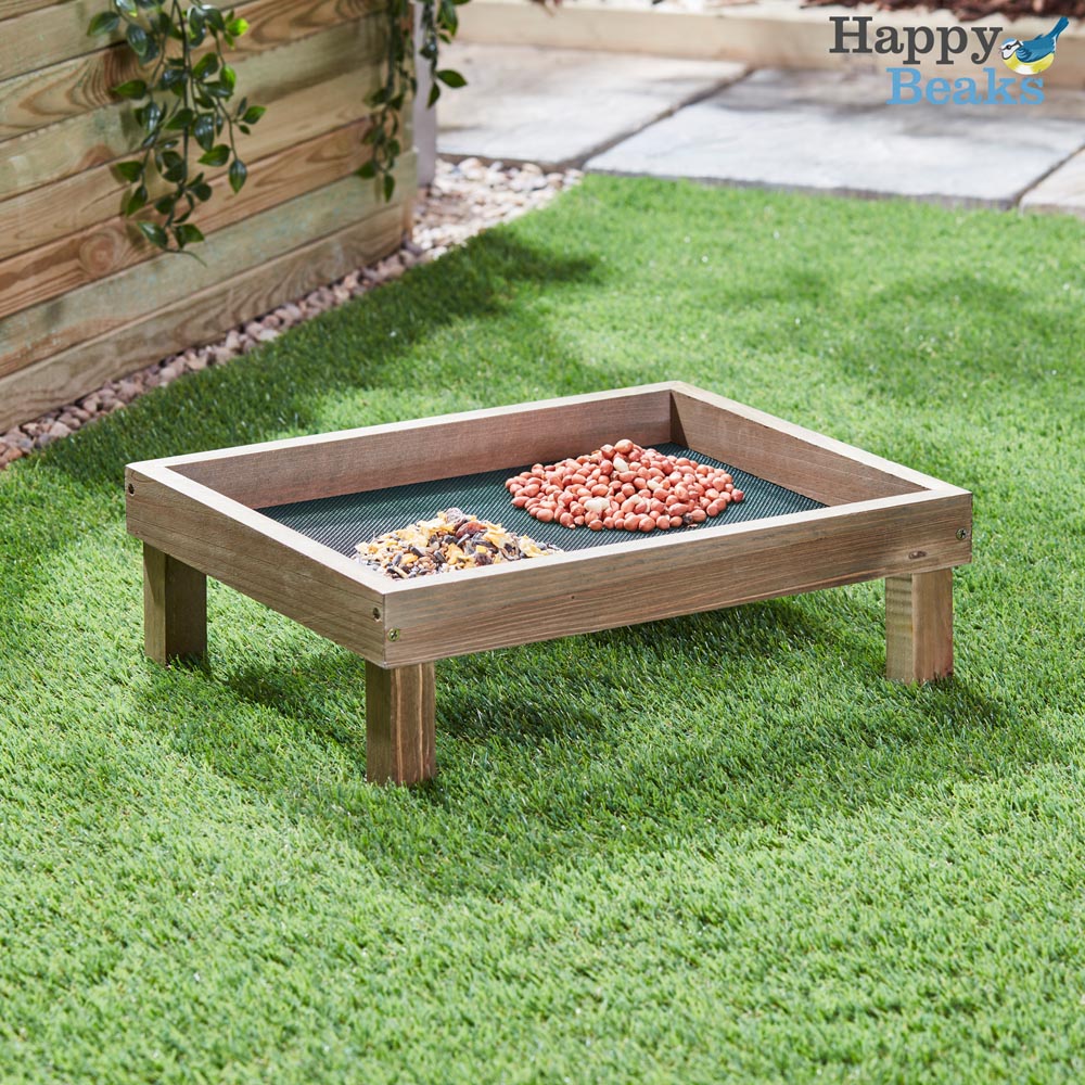 Wooden Ground Feeder Tray